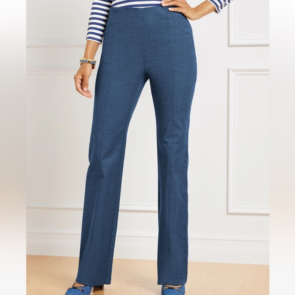 TALBOTS Portland Trouser Size 4 Blue